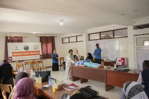 Edna teaching trauma training